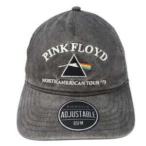 Pink Floyd North American Tour Snapback 5 Panel Cap Gray One Size Embroidered